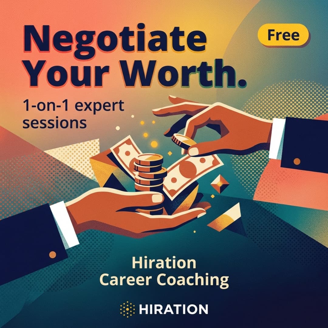 AI-generated promotion post for salary negotiation coaching